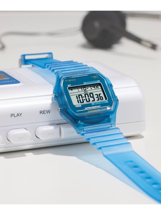 Timex Timex Hodinky 194366492569 Modrá