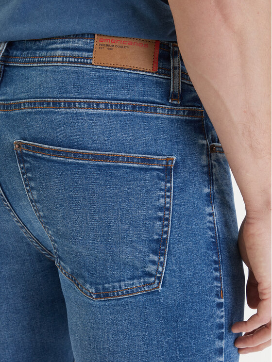 Americanos Americanos Джинси New York W126-AMMTR-1000-20D Голубий Skinny Fit