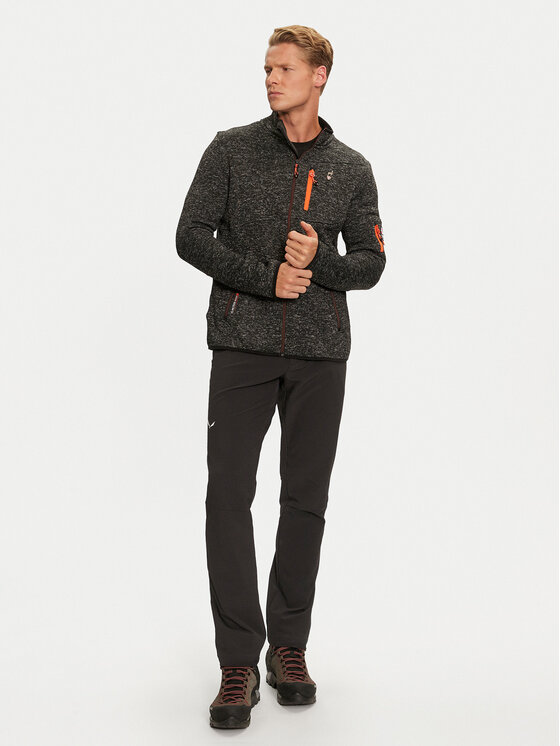 Aulp Aulp Technisches Sweatshirt Navoy Schwarz Regular Fit