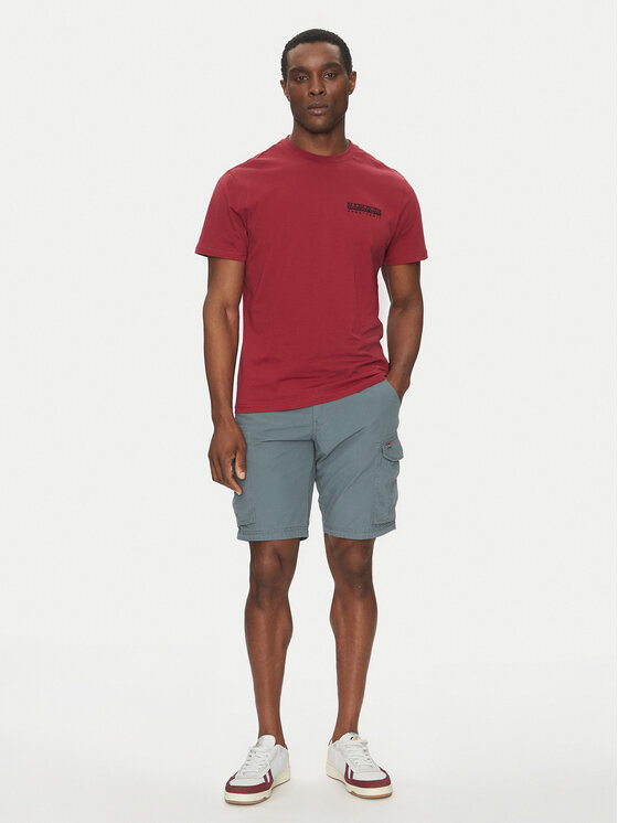 Napapijri Napapijri T-Shirt S-Vignoni NP0A4ILX Červená Regular Fit