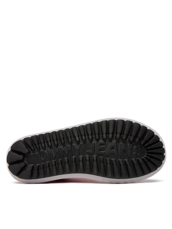 Tommy Jeans Tommy Jeans Ботильйони Tjw Padded Flat Boot EN0EN02292 Рожевий