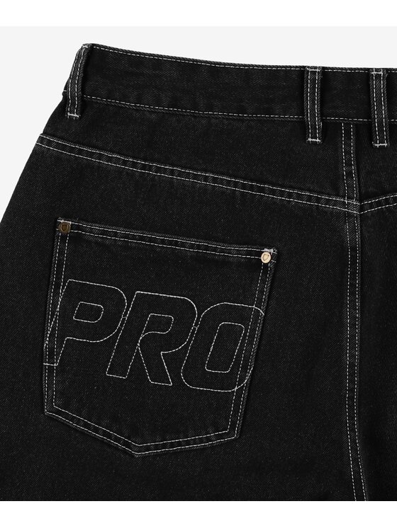 PROSTO. PROSTO. Jeansy Baggy Slav Czarny Baggy Fit