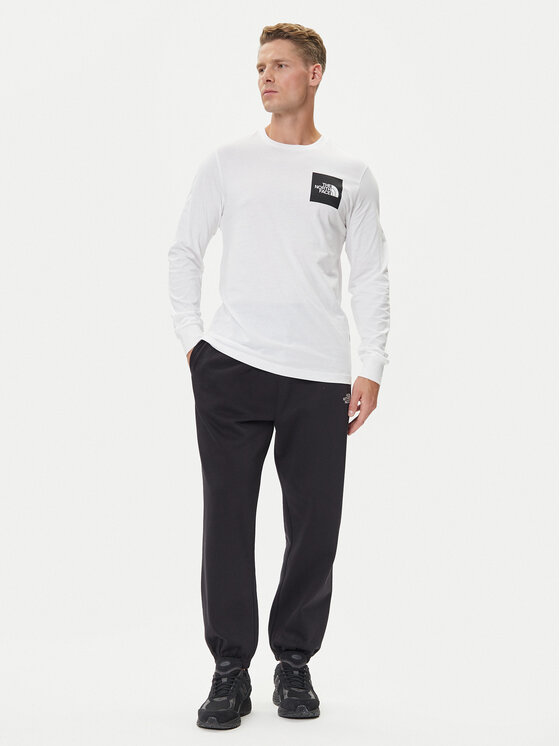 The North Face The North Face Longsleeve Fine NF0A8A6P Alb Regular Fit