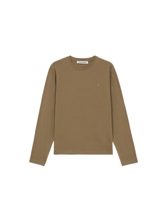 Trussardi Trussardi T-shirt G0238100040N035 Verde Regular Fit