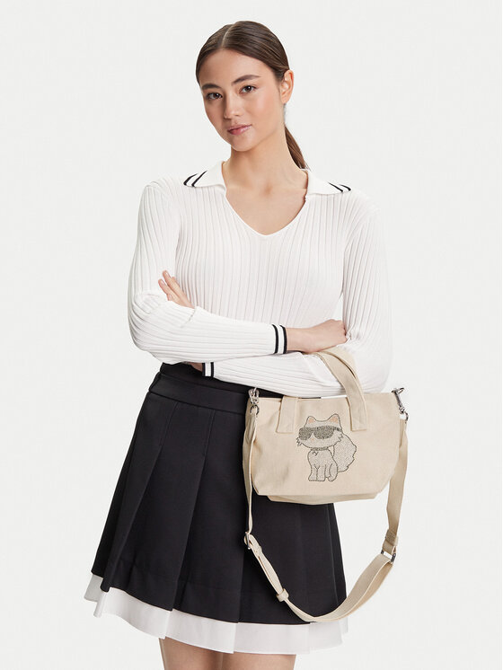 KARL LAGERFELD KARL LAGERFELD Ročna torba A3W50115 Écru
