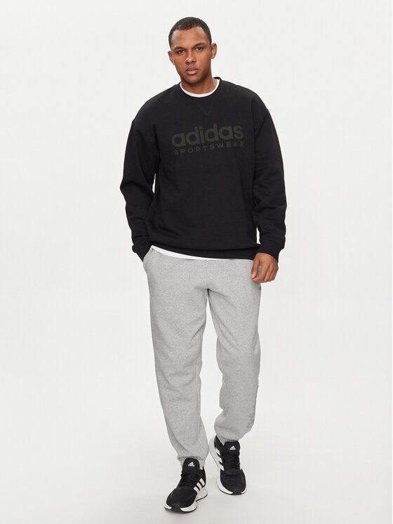 adidas adidas Суитшърт ALL SZN Fleece Graphic IW1190 Черен Regular Fit
