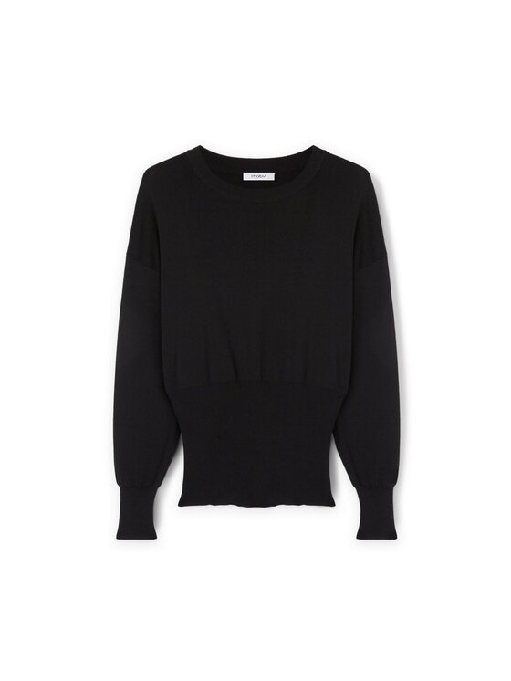 Motivi Motivi Sweter M147W003182N033 Czarny Regular Fit