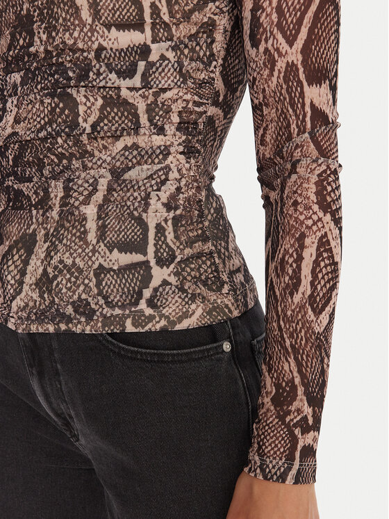 Guess Guess Särkpluus W5BP32 KCZC2 Beež Slim Fit