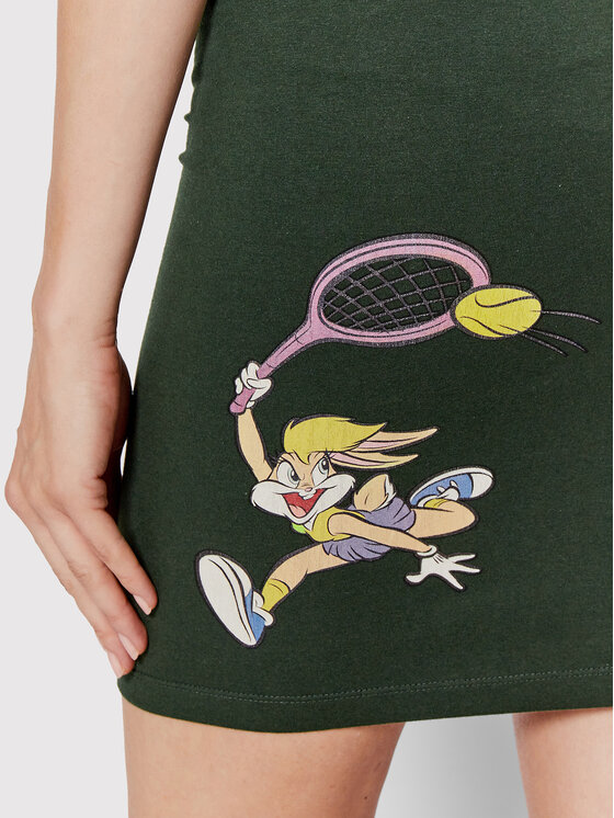 Ellesse Ellesse Spódnica ołówkowa LOONEY TUNES Buglooni SML15232 Zielony Slim Fit