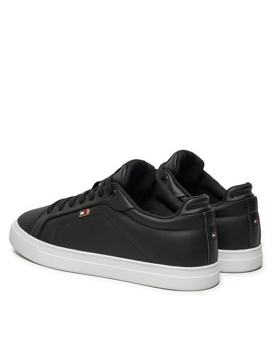 Tommy Hilfiger Tommy Hilfiger Sneakersy Icon Court Sneaker Flag FW0FW08327 Czarny
