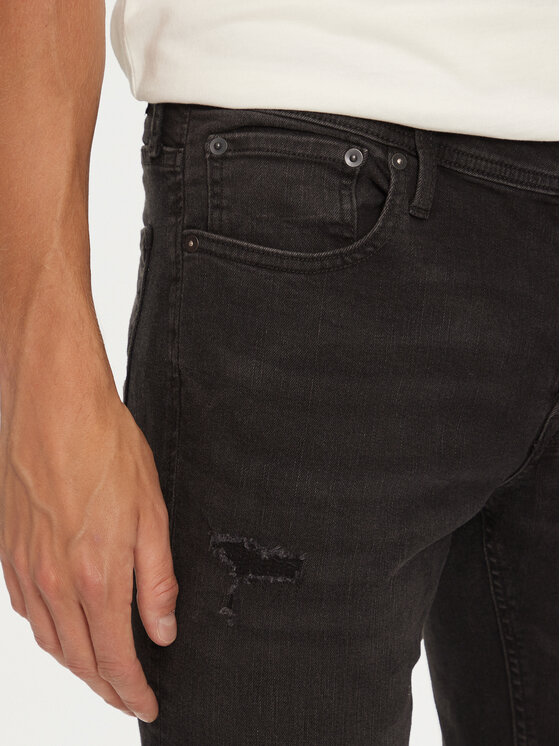 Jack&Jones Jack&Jones Jeans hlače Glenn 12259148 Črna Slim Fit