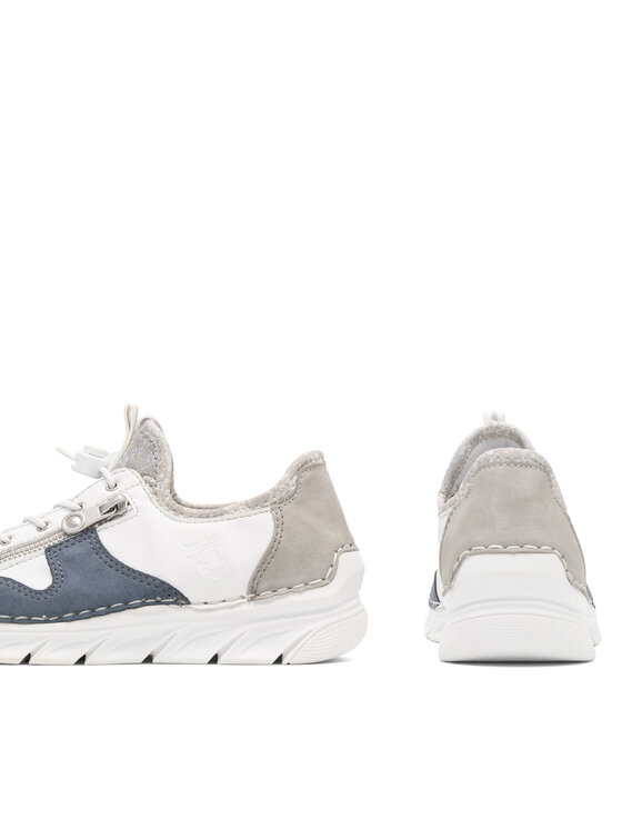 Rieker Rieker Sneakersy 55064-80 Biały
