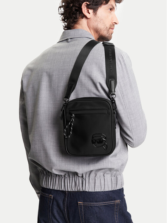 Geantă crossover KARL LAGERFELD A2M30217 Negru