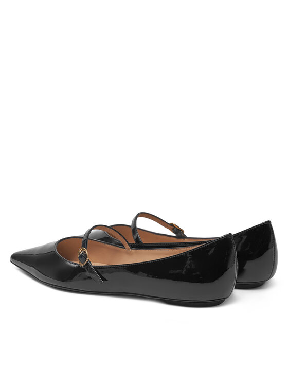Stuart Weitzman Stuart Weitzman Półbuty Emilia Mary Jane Fla SH288 Czarny