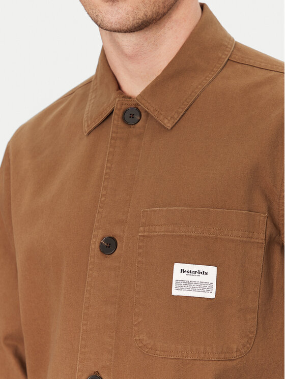 Resteröds Resteröds Košile 8243 6263 Khaki Regular Fit