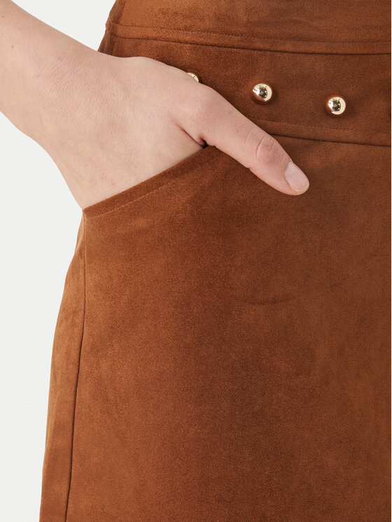 Morgan Morgan Tehisnahast seelik 261-JCLAM Pruun Regular Fit