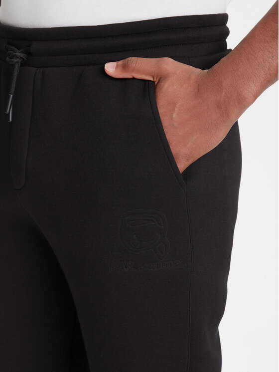 KARL LAGERFELD KARL LAGERFELD Teplákové nohavice 705041 553907 Čierna Regular Fit