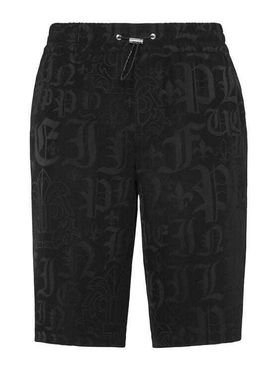 PHILIPP PLEIN PHILIPP PLEIN Pantaloncini 14865 Nero Regular Fit