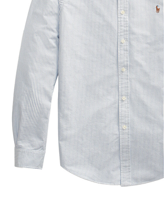 Polo Ralph Lauren Polo Ralph Lauren Marškiniai Core Replen 710549084 Mėlyna Slim Fit
