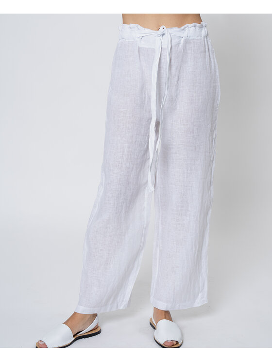 ACANFORA ACANFORA Pantaloni invernali 1746-BIANCO Bianco Regular Fit