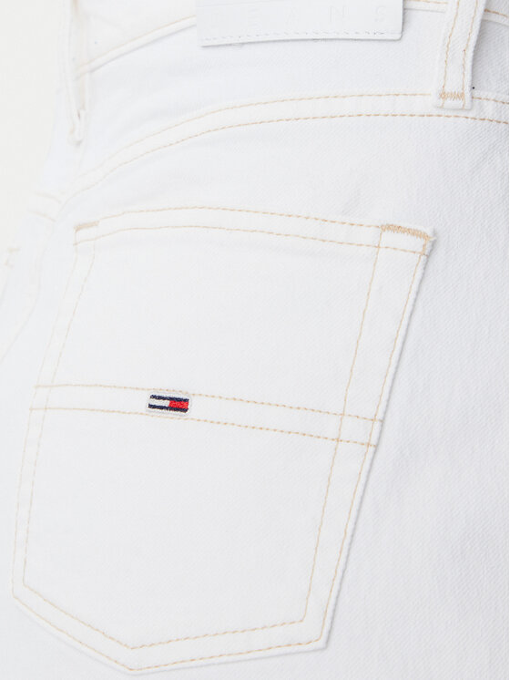 Tommy Jeans Tommy Jeans Fustă de blugi Claire DW0DW20125 Écru Regular Fit