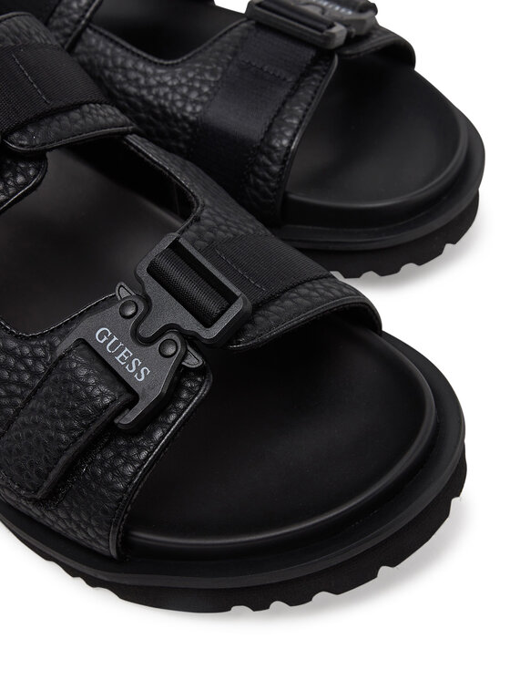 Guess Guess Klapki FMJBAH ELE03 Czarny