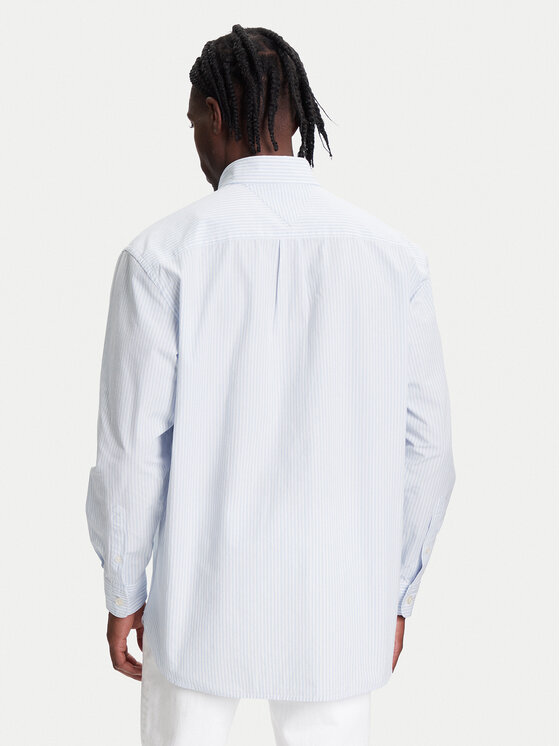 Tommy Hilfiger Tommy Hilfiger Сорочка F1 Movie Bengal MW0MW41382 Блакитний Regular Fit