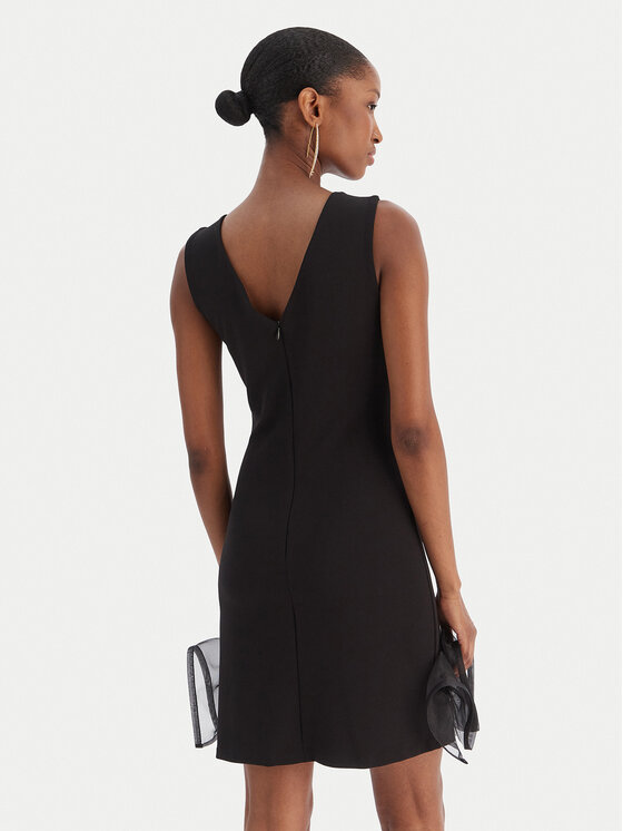 Rinascimento Rinascimento Rochie cocktail CFC0126628003 Negru Slim Fit