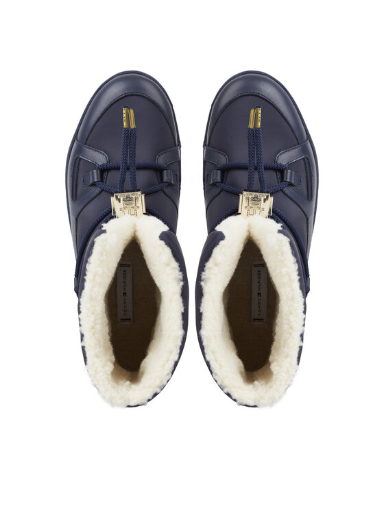 Tommy Hilfiger Tommy Hilfiger Sněhule Tommy Essential Snowboot FW0FW07504 Modrá