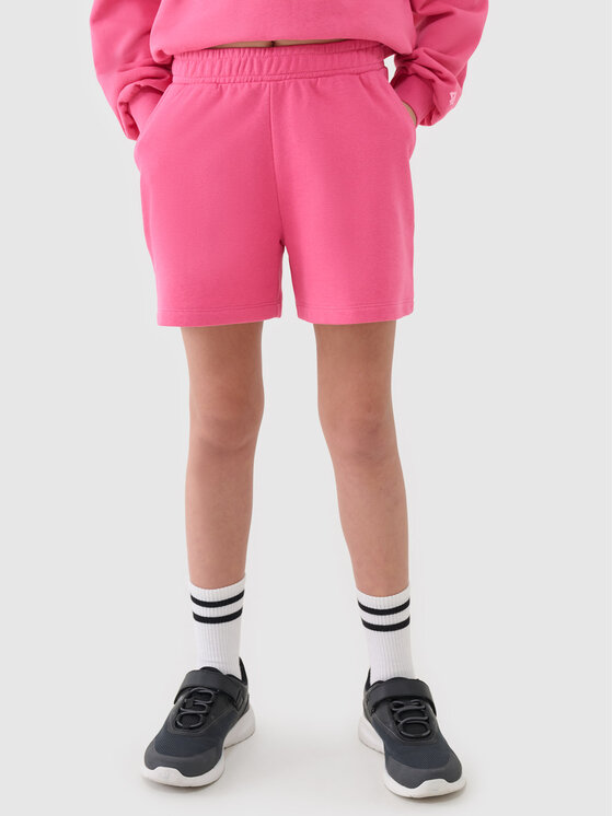 4F 4F Szorty sportowe BASIC+ Różowy Oversize
