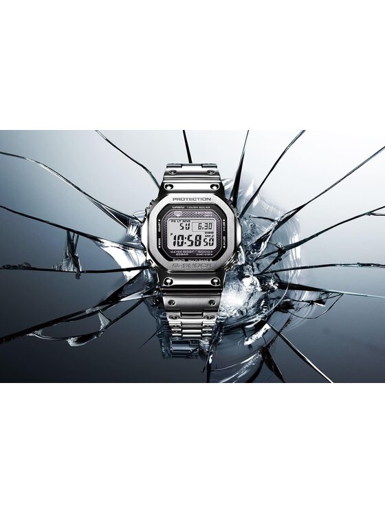 Casio Casio Zegarek GMW-B5000D-1CER Srebrny
