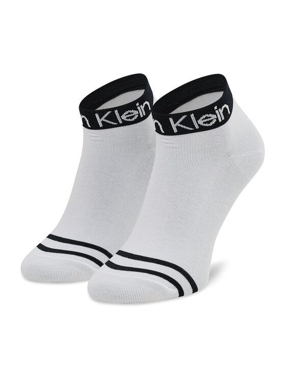 Calvin Klein Calvin Klein Набір з 2 пар низьких жіночих шкарпеток 701218775 Білий