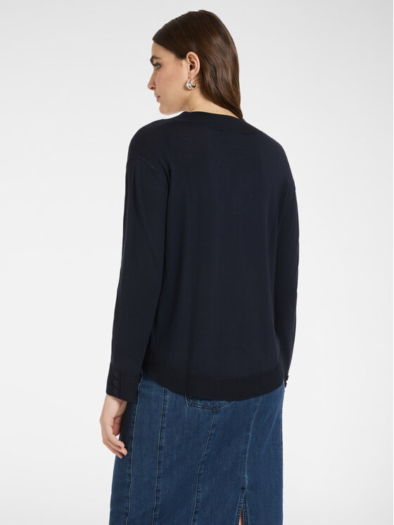 Elena Mirò Elena Mirò Sweter M556Z000697N034 Niebieski Boxy Fit