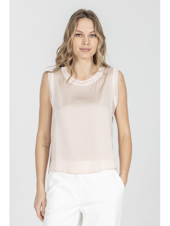 Deni Cler Milano Deni Cler Milano Top T-DC-0009-F2-80-31-1 Różowy Regular Fit