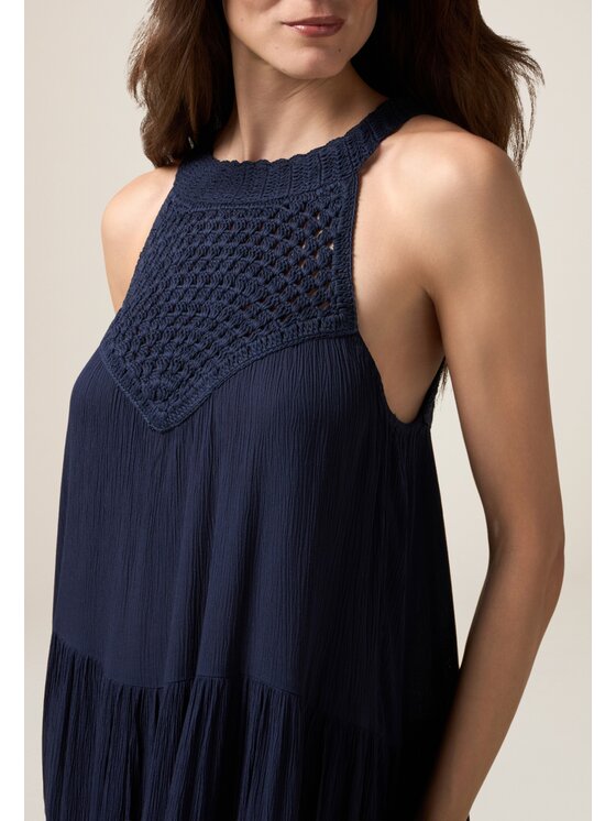 Oltre Oltre Vestito da giorno 7418J000841N034 Blu A-Line Fit