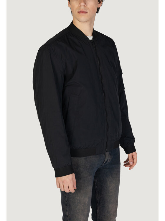 BOSS BOSS Giacca di pelle Olmec 10269898 01 Nero To Fit