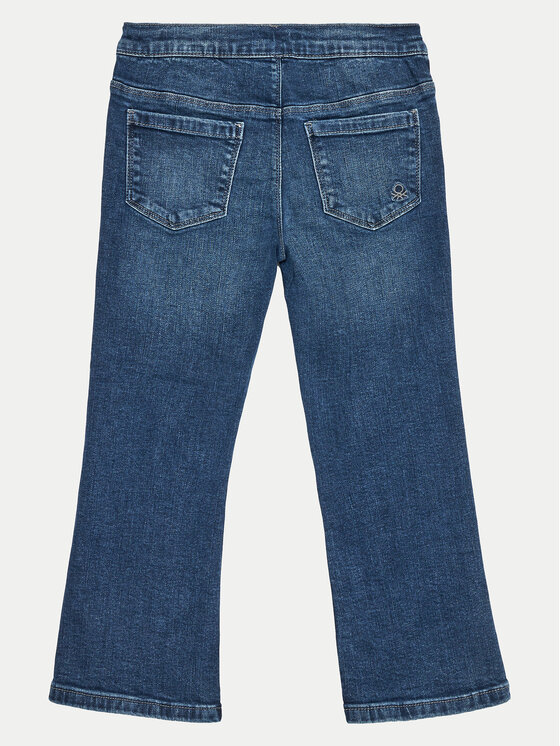 United Colors Of Benetton United Colors Of Benetton Jeans hlače 4V7WGE01Z Modra Flare Fit