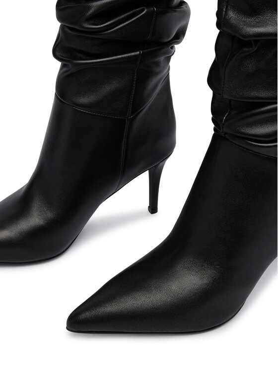 Guess Guess Botki FLFCRL LEA11 Czarny