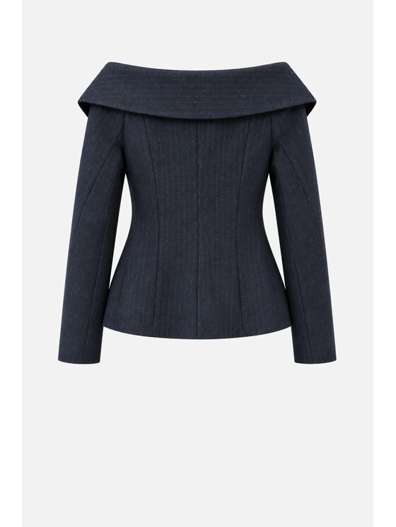 PINKO PINKO Marynarka Biancale Granatowy Regular Fit