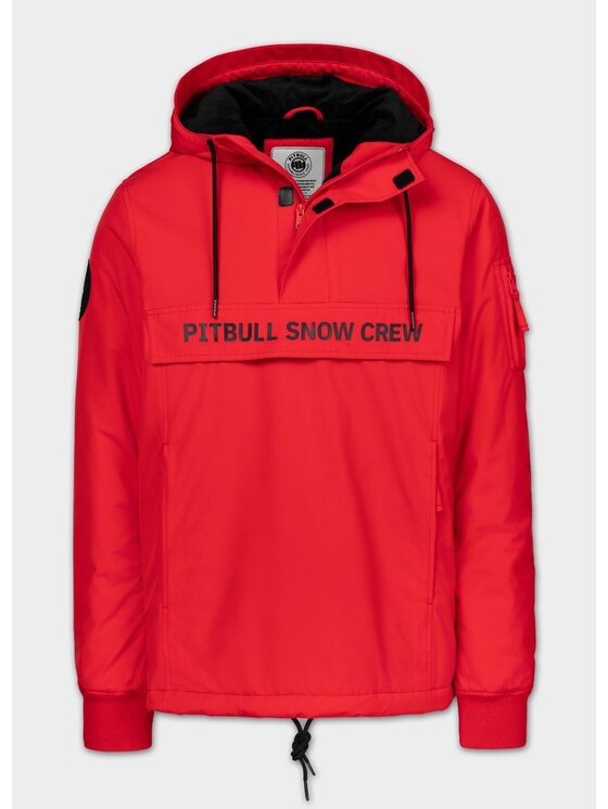 PITBULL PITBULL Kurtka zimowa MEANDRO Czerwony Regular Fit