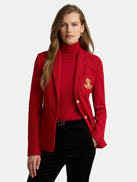 LAUREN RALPH LAUREN LAUREN RALPH LAUREN Švarkas 200B30683001 Raudona Slim Fit