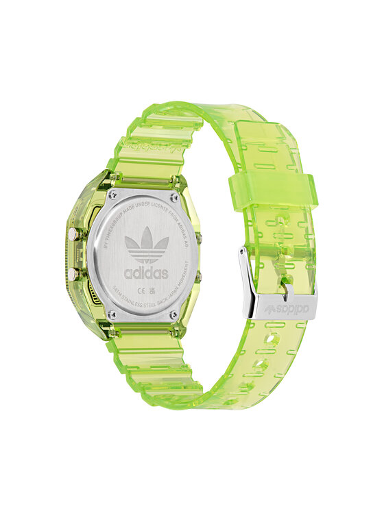 adidas adidas Годинник AO Street Digital Two Crystal AOST25538 Зелений