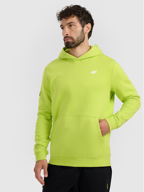4F 4F Bluza TEAMWEAR Zielony Regular Fit