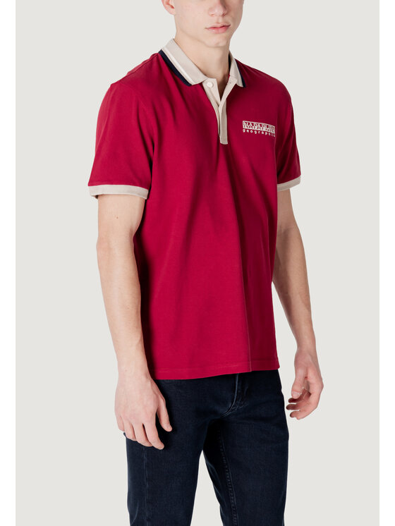 Napapijri Napapijri Polo E-MURLO SS Rosso Casual Fit