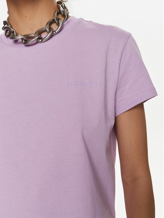 Patrizia Pepe Patrizia Pepe T-krekls 2M4373/J111-M495 Violets Regular Fit