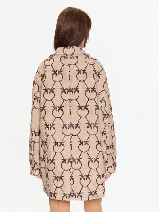 Pinko Pinko Prijelazni kaput 101261 A0N3 Bež Relaxed Fit