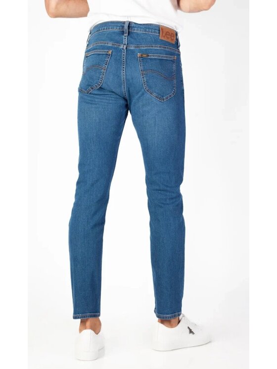Lee Lee Jeansy Rider Niebieski Slim Fit
