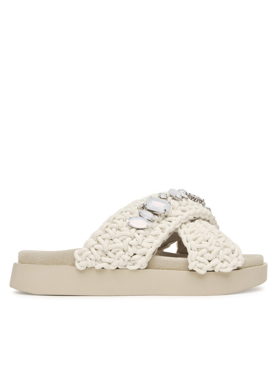 Inuikii Inuikii Şlapi Woven Stones 1004.003.0073 Alb