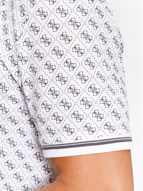 Guess Guess Tricou Marshall Z2YI05 J1314 Alb Regular Fit