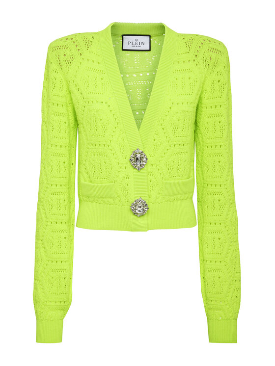 PHILIPP PLEIN PHILIPP PLEIN Kardigan 2291 Żółty